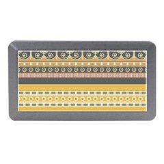 Seamless-pattern-egyptian-ornament-with-lotus-flower Memory Card Reader (mini)