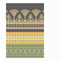 Seamless-pattern-egyptian-ornament-with-lotus-flower Small Garden Flag (two Sides) by Jancukart