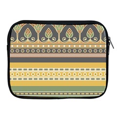 Seamless-pattern-egyptian-ornament-with-lotus-flower Apple Ipad 2/3/4 Zipper Cases