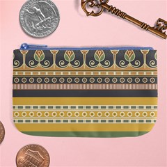 Seamless-pattern-egyptian-ornament-with-lotus-flower Large Coin Purse