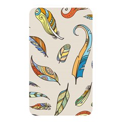 Vector-boho-doodle-feathers-seamless-pattern-illustration Memory Card Reader (rectangular)