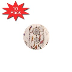 Coloured-dreamcatcher-background 1  Mini Magnet (10 Pack) 