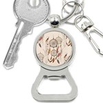 Coloured-dreamcatcher-background Bottle Opener Key Chain Front