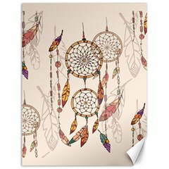 Coloured-dreamcatcher-background Canvas 12  X 16 