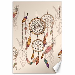 Coloured-dreamcatcher-background Canvas 20  X 30 