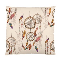 Coloured-dreamcatcher-background Standard Cushion Case (two Sides)