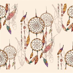 Coloured-dreamcatcher-background Play Mat (square) by Jancukart