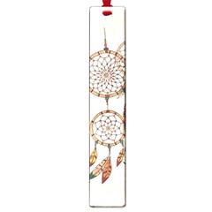 Coloured-dreamcatcher-background Large Book Marks by Jancukart