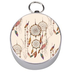 Coloured-dreamcatcher-background Silver Compasses