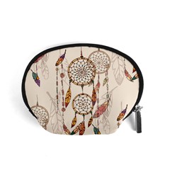 Coloured-dreamcatcher-background Accessory Pouch (small)