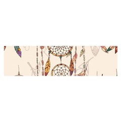 Coloured-dreamcatcher-background Oblong Satin Scarf (16  X 60 )