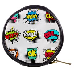 Set-colorful-comic-speech-bubbles Mini Makeup Bag