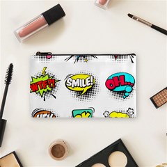 Set-colorful-comic-speech-bubbles Cosmetic Bag (small)