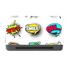 Set-colorful-comic-speech-bubbles Memory Card Reader With Cf