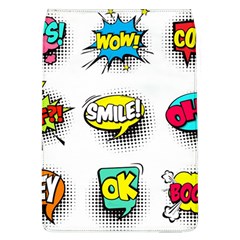 Set-colorful-comic-speech-bubbles Removable Flap Cover (l)