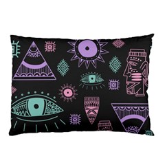 Vintage-seamless-pattern-with-tribal-art-african-style-drawing Pillow Case