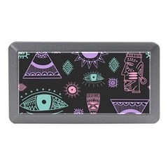 Vintage-seamless-pattern-with-tribal-art-african-style-drawing Memory Card Reader (mini)