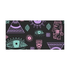 Vintage-seamless-pattern-with-tribal-art-african-style-drawing Yoga Headband