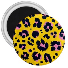 Leopard-print-seamless-pattern 3  Magnets by Jancukart