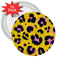 Leopard-print-seamless-pattern 3  Buttons (10 Pack) 