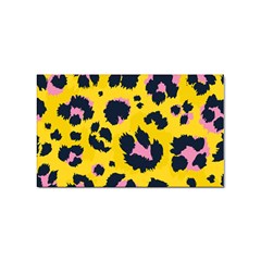 Leopard-print-seamless-pattern Sticker Rectangular (10 Pack) by Jancukart