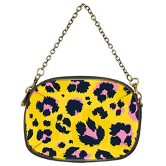 Leopard-print-seamless-pattern Chain Purse (one Side)