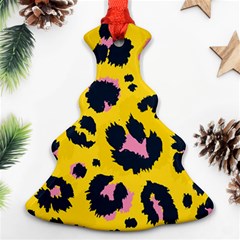 Leopard-print-seamless-pattern Christmas Tree Ornament (two Sides)