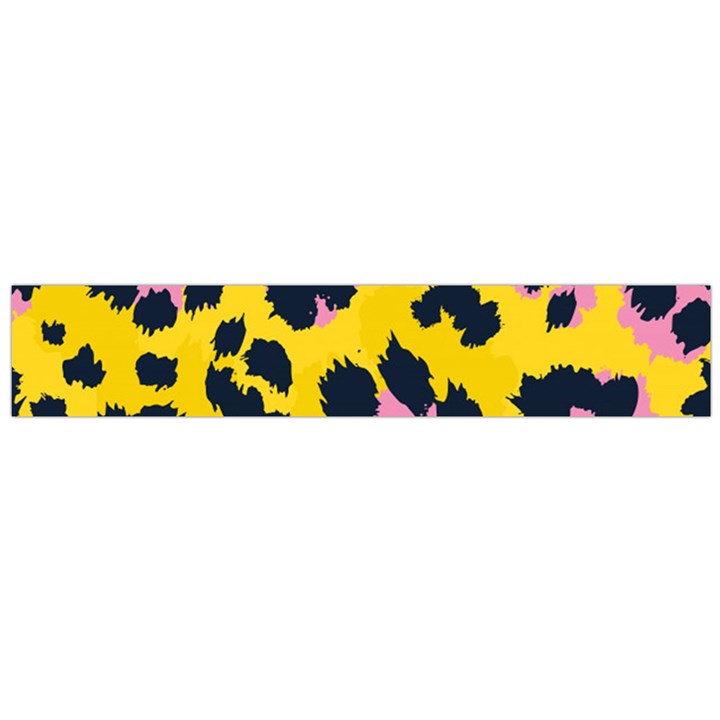 Leopard-print-seamless-pattern Large Flano Scarf 