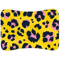 Leopard-print-seamless-pattern Velour Seat Head Rest Cushion