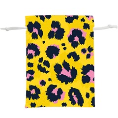 Leopard-print-seamless-pattern  Lightweight Drawstring Pouch (xl)