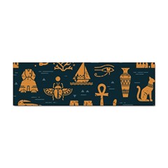 Dark-seamless-pattern-symbols-landmarks-signs-egypt Sticker Bumper (10 Pack)