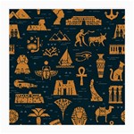 Dark-seamless-pattern-symbols-landmarks-signs-egypt Medium Glasses Cloth Front