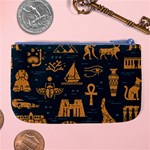 Dark-seamless-pattern-symbols-landmarks-signs-egypt Large Coin Purse Back