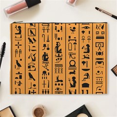 Egyptian-hieroglyphs-ancient-egypt-letters-papyrus-background-vector-old-egyptian-hieroglyph-writing Cosmetic Bag (XL)