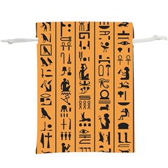 Egyptian-hieroglyphs-ancient-egypt-letters-papyrus-background-vector-old-egyptian-hieroglyph-writing  Lightweight Drawstring Pouch (xl) by Jancukart