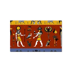 Ancient-egyptian-religion-seamless-pattern Sticker (rectangular) by Jancukart