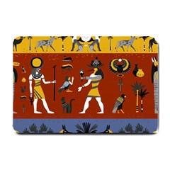 Ancient-egyptian-religion-seamless-pattern Small Doormat