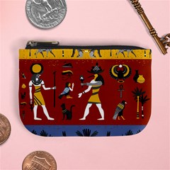 Ancient-egyptian-religion-seamless-pattern Mini Coin Purse by Jancukart