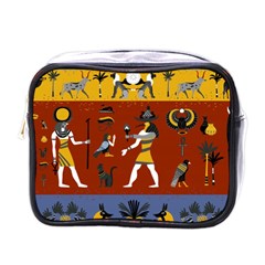 Ancient-egyptian-religion-seamless-pattern Mini Toiletries Bag (one Side)