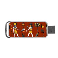 Ancient-egyptian-religion-seamless-pattern Portable Usb Flash (one Side)