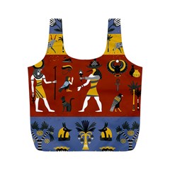 Ancient-egyptian-religion-seamless-pattern Full Print Recycle Bag (m) by Jancukart