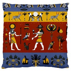 Ancient-egyptian-religion-seamless-pattern Standard Flano Cushion Case (one Side) by Jancukart