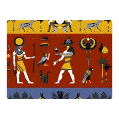 Ancient-egyptian-religion-seamless-pattern Double Sided Flano Blanket (mini) 