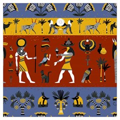 Ancient-egyptian-religion-seamless-pattern Lightweight Scarf  by Jancukart