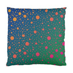 Color Pattern Dot Scrapbooking Standard Cushion Case (two Sides) by Wegoenart