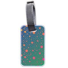 Color Pattern Dot Scrapbooking Luggage Tag (two Sides) by Wegoenart