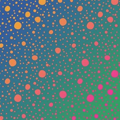 Color Pattern Dot Scrapbooking Play Mat (square) by Wegoenart