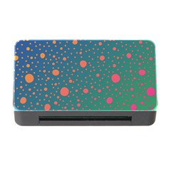 Color Pattern Dot Scrapbooking Memory Card Reader With Cf by Wegoenart