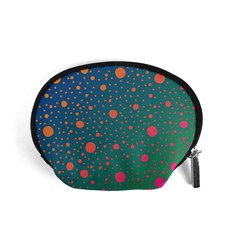 Color Pattern Dot Scrapbooking Accessory Pouch (small) by Wegoenart