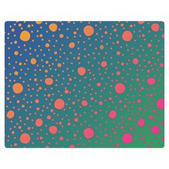 Color Pattern Dot Scrapbooking Double Sided Flano Blanket (medium)  by Wegoenart